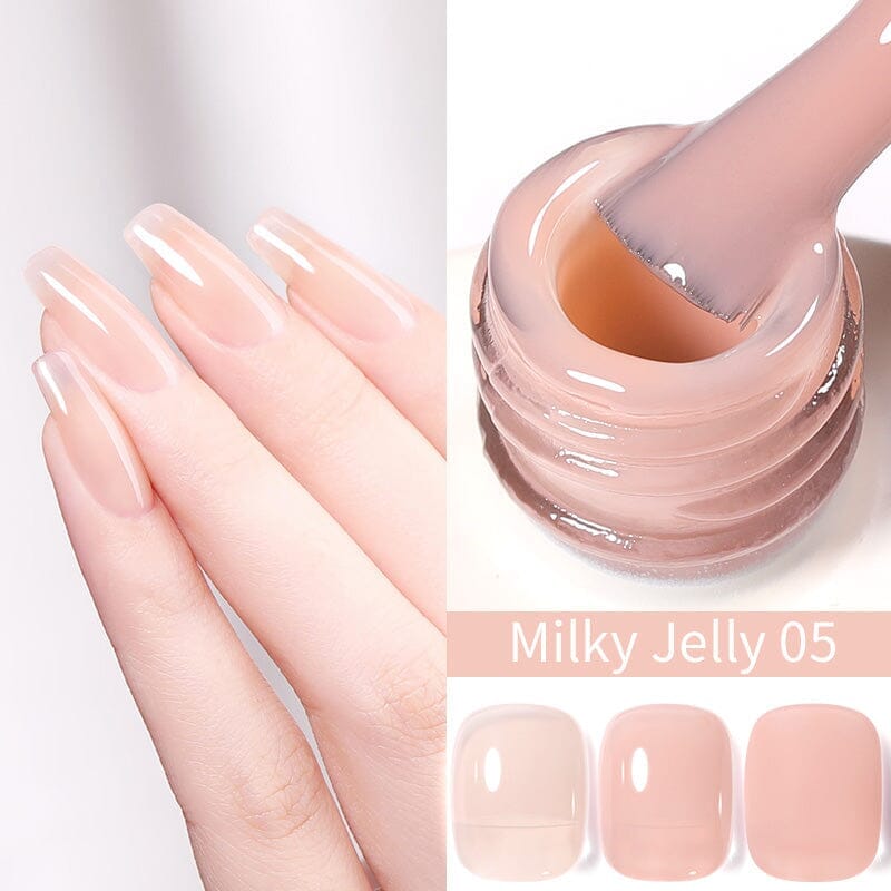 Hema-Free Gel Polish 15ml Gel Nail Polish BORN PRETTY Milky Jelly 05 