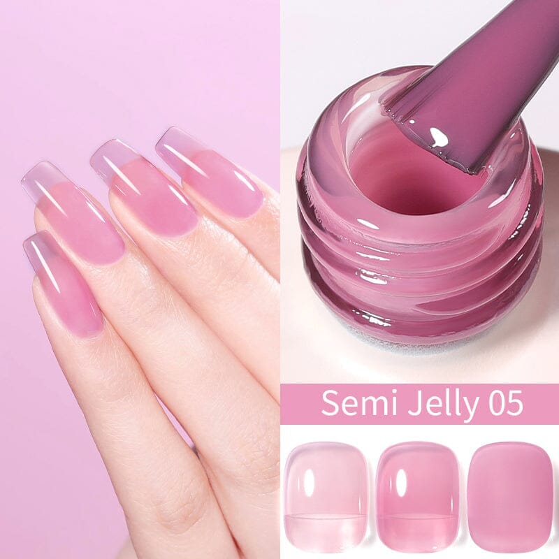 Hema-Free Gel Polish 15ml Gel Nail Polish BORN PRETTY Semi Jelly 05 