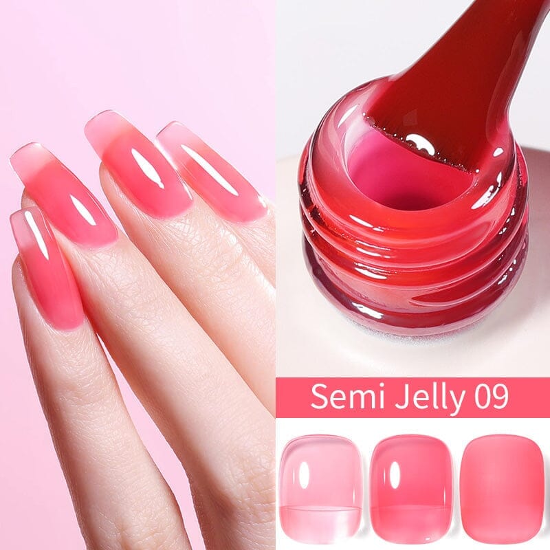 Hema-Free Gel Polish 15ml Gel Nail Polish BORN PRETTY Semi Jelly 09 