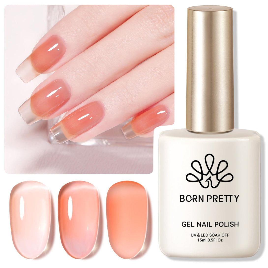 Hema-Free Gel Polish 15ml Gel Nail Polish BORN PRETTY Ice Jelly 04 