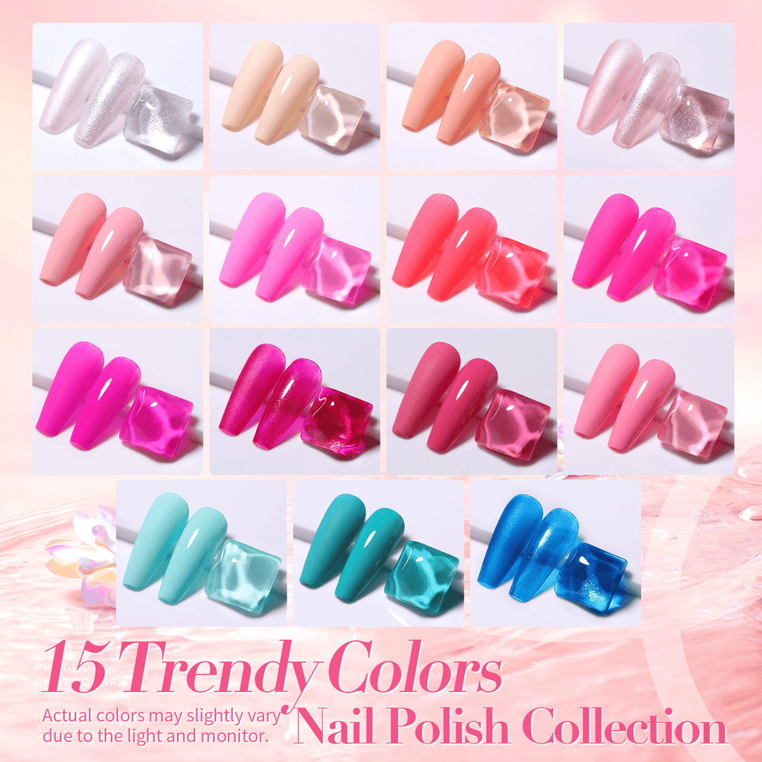 15 Colors Nail Polish Set Valentine's Day Collection 6ml Nail Polish BORN PRETTY 