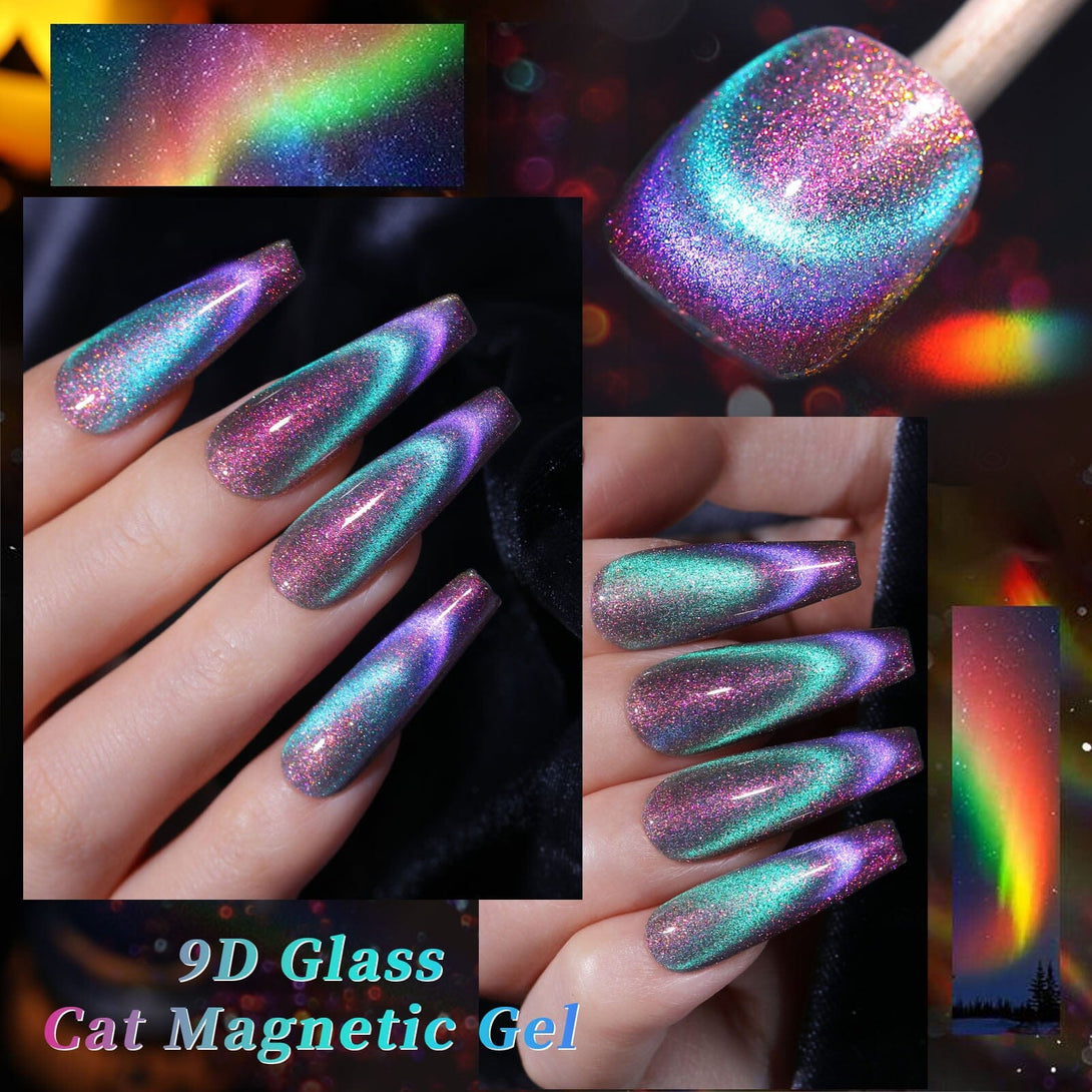 9D Glass Cat Megnetic Gel 7ml Gel Nail Polish BORN PRETTY 