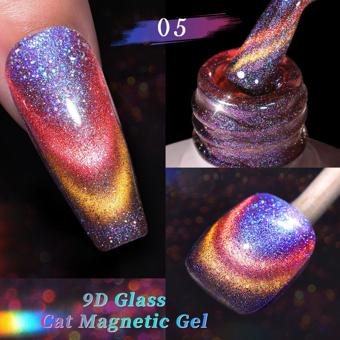 9D Glass Cat Megnetic Gel 7ml Gel Nail Polish BORN PRETTY 