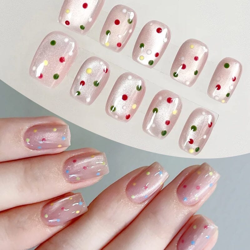 Water Light Cat Magnetic Gel (Polka Dots) 10ml Gel Nail Polish BORN PRETTY 