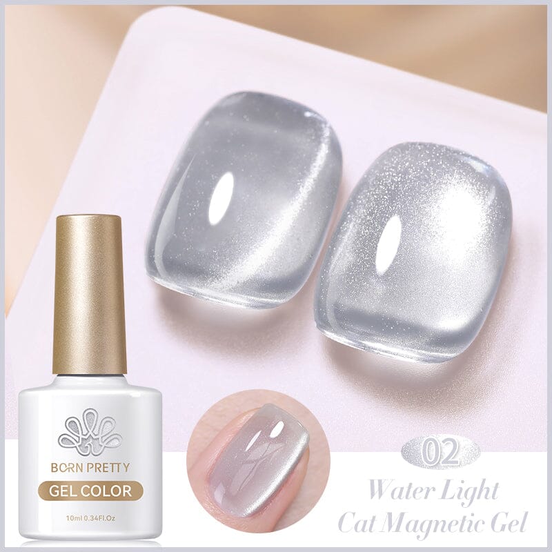 Water Light Cat Magnetic Gel WL02 10ml Gel Nail Polish BORN PRETTY 