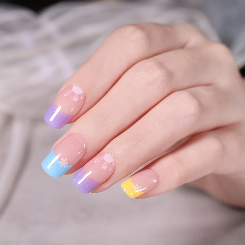 20 Tips Semi-cured Gel Nail Wraps NG200373 Nail Sticker BORN PRETTY 