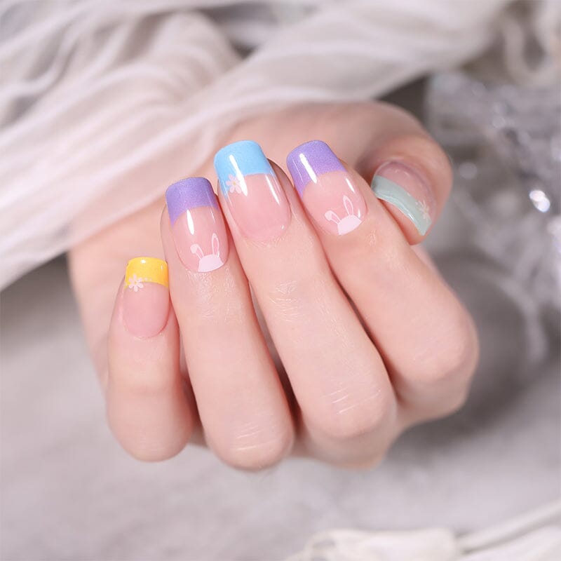 20 Tips Semi-cured Gel Nail Wraps NG200373 Nail Sticker BORN PRETTY 