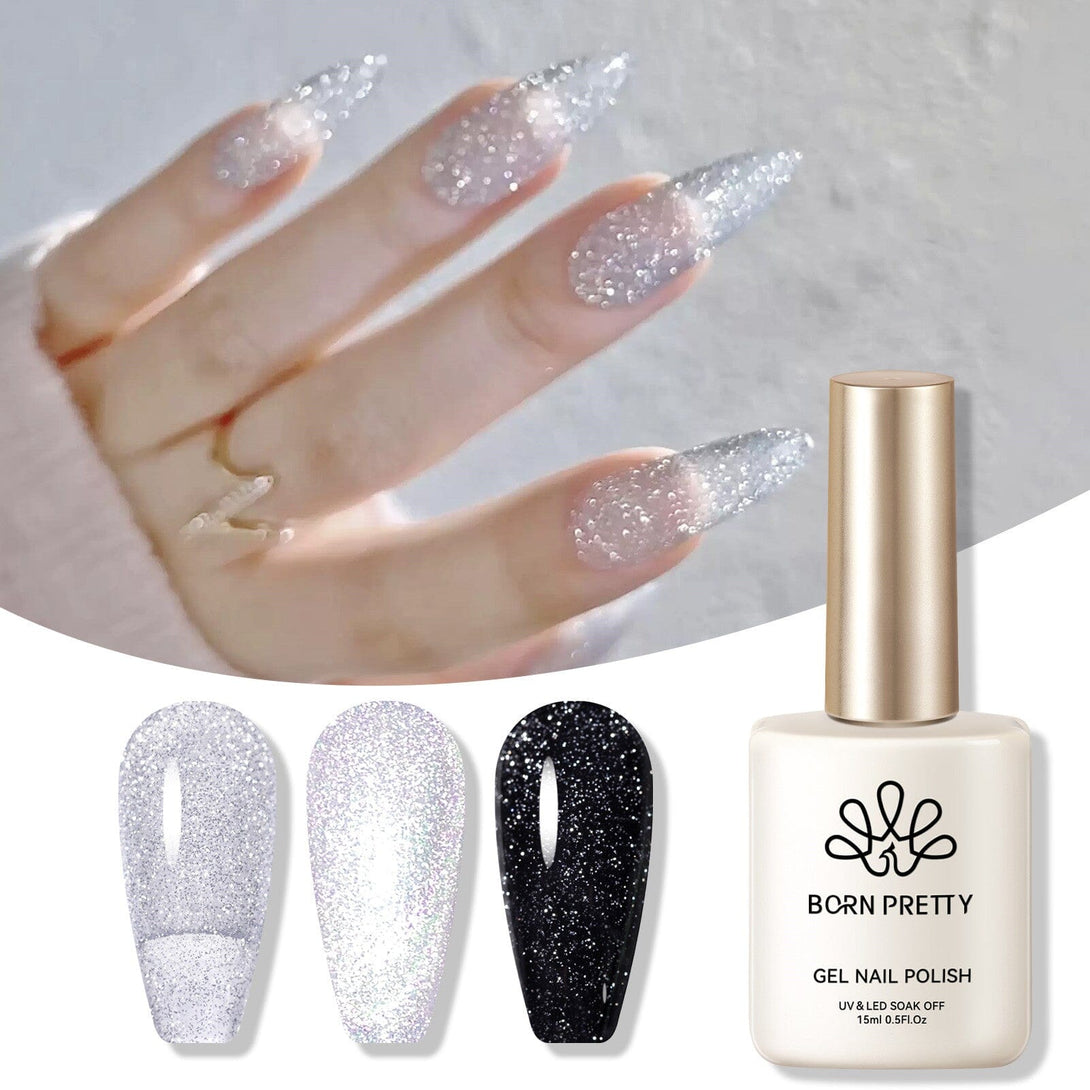 Jelly Reflective Glitter Gel 15ml Gel Nail Polish BORN PRETTY 