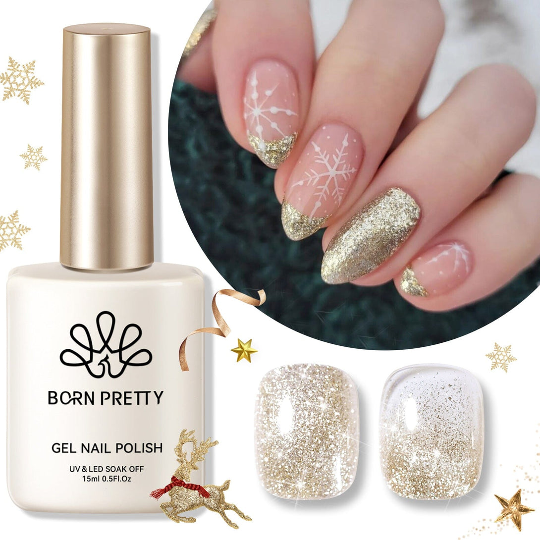 Platinum Glitter Gel Polish 15ml Gel Nail Polish BORN PRETTY 