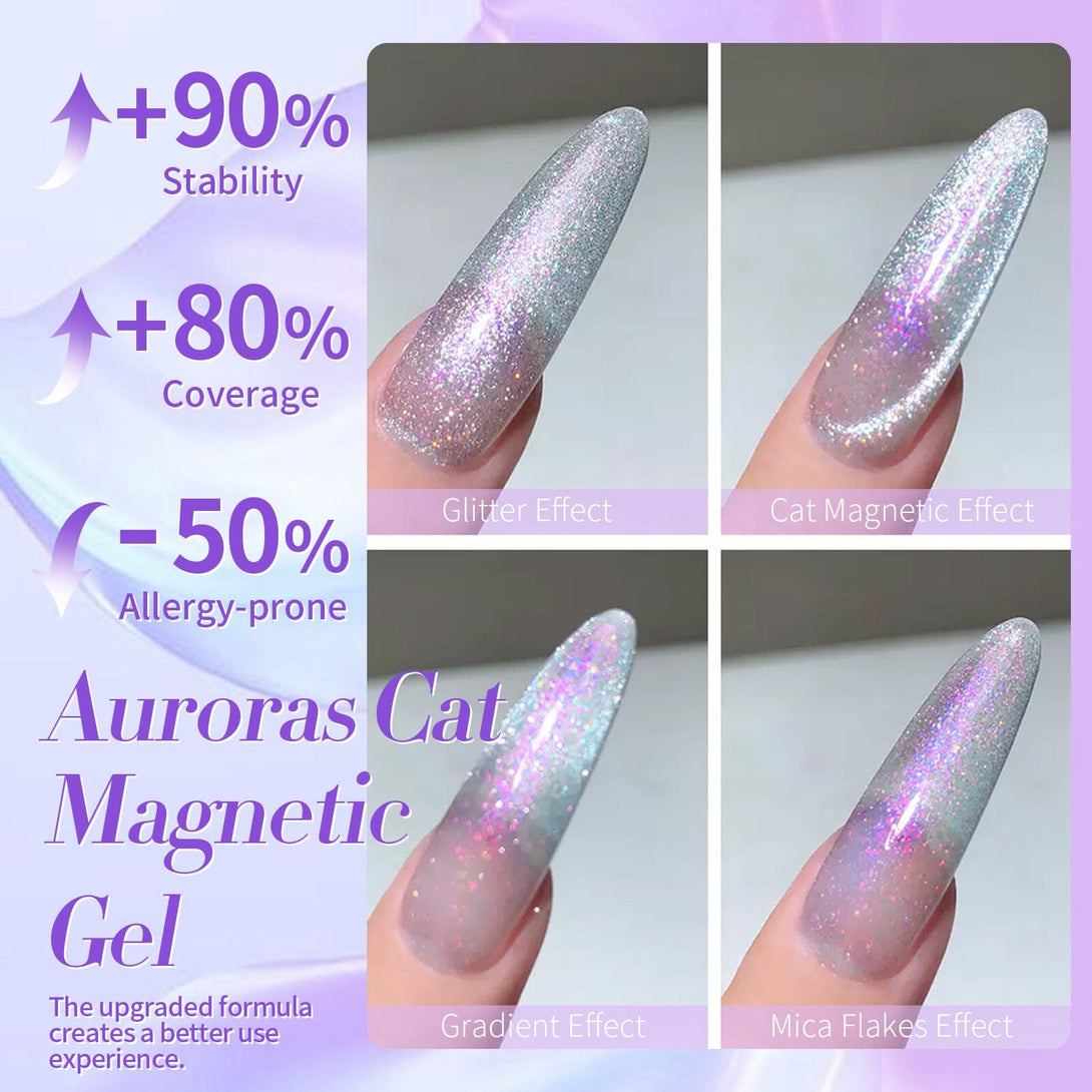 Auroras Cat Magnetic Gel Polish 15ml Gel Nail Polish BORN PRETTY 