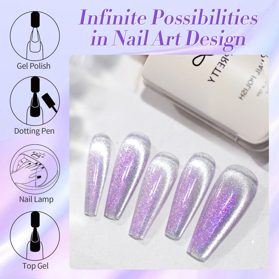 Auroras Cat Magnetic Gel Polish 15ml Gel Nail Polish BORN PRETTY 