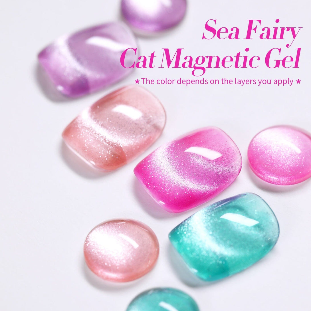 4 Colors Sea Fairy Cat Magnetic Gel 5ml Gel Nail Polish BORN PRETTY 