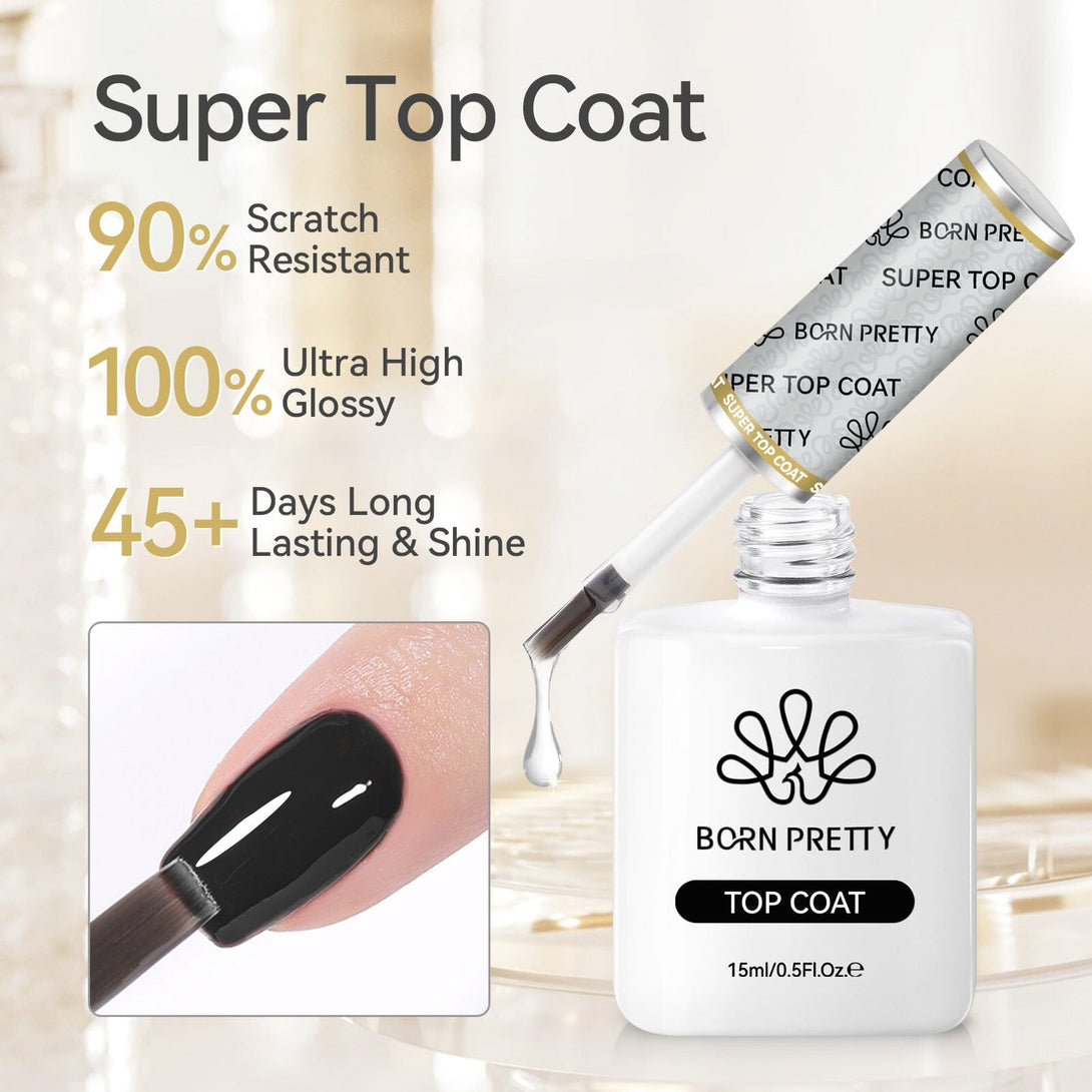 15ml Super Top Coat Gel Nail Polish BORN PRETTY 