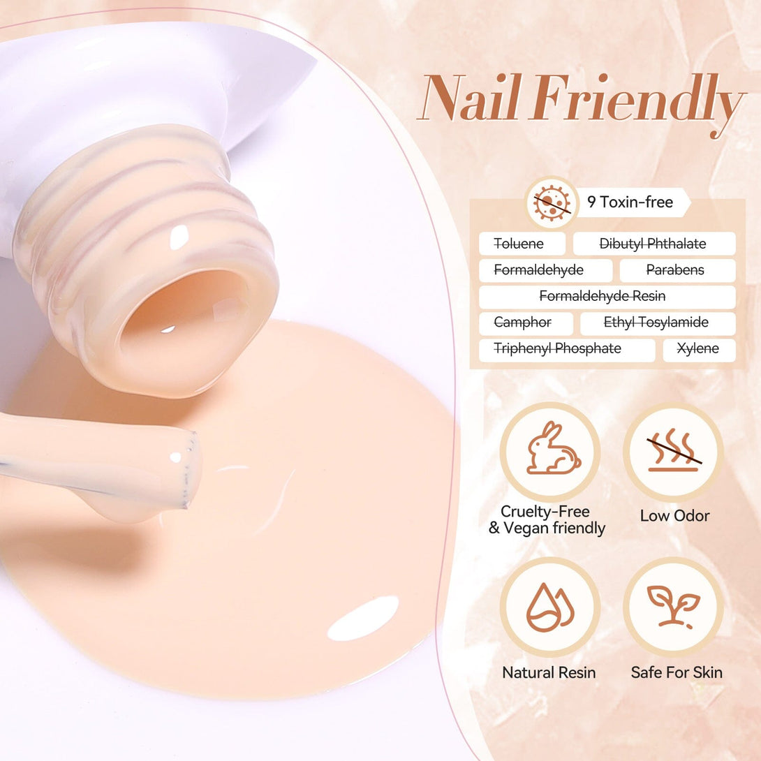 6 Colors Gel Polish Set Cream Cocoa 7ml Gel Nail Polish BORN PRETTY 