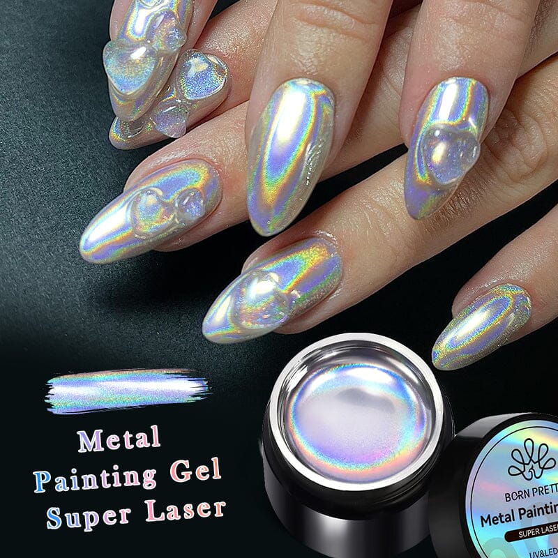 Super Laser Metal Painting Gel 5ml Gel Nail Polish BORN PRETTY 