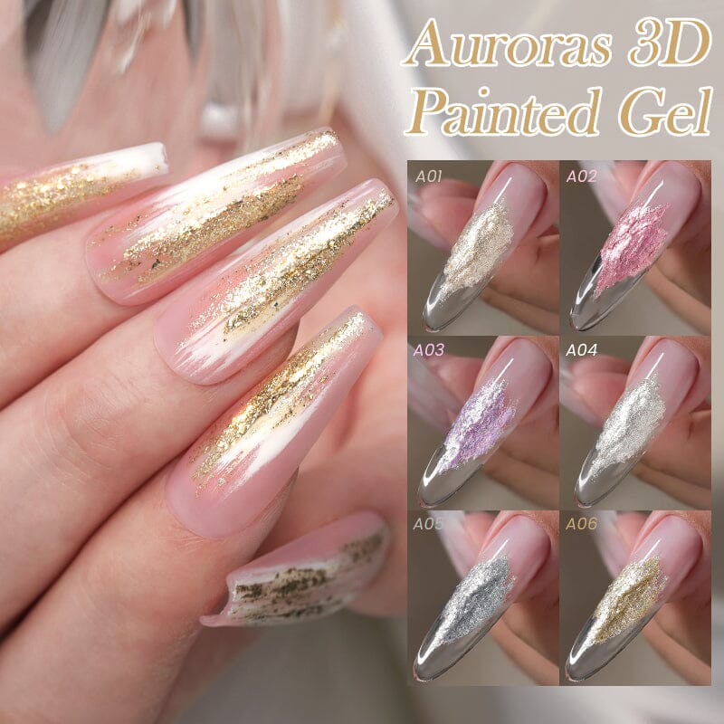 Auroras 3D Painted Gel Polish 5ml Gel Nail Polish BORN PRETTY 