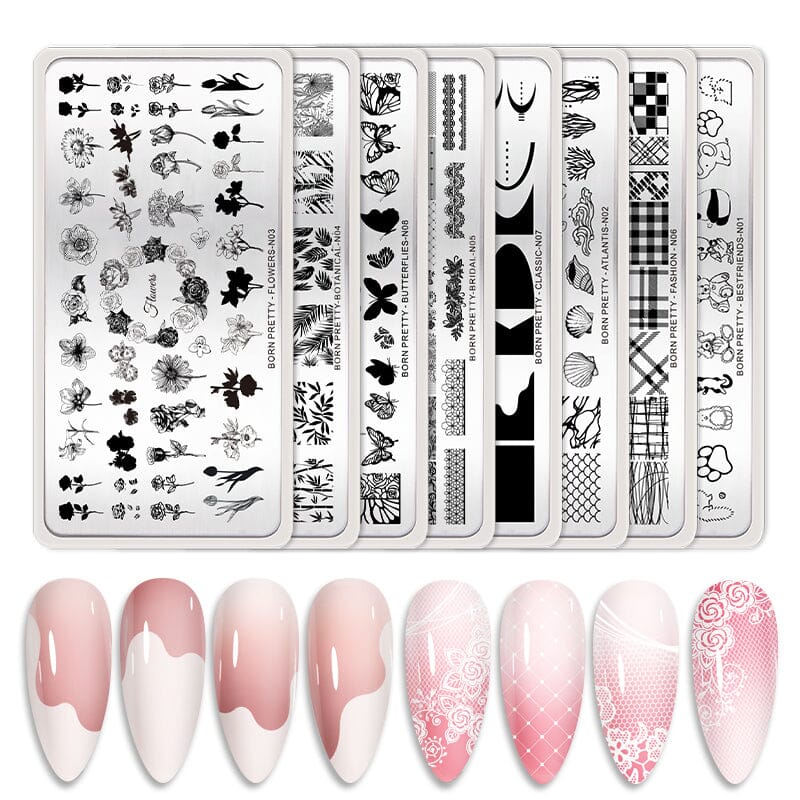 Nail Art Stamping Plates Stamping Nail BORN PRETTY 