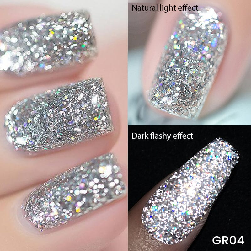 Glitter Reflective Gel Polish GR04 10ml Gel Nail Polish BORN PRETTY 