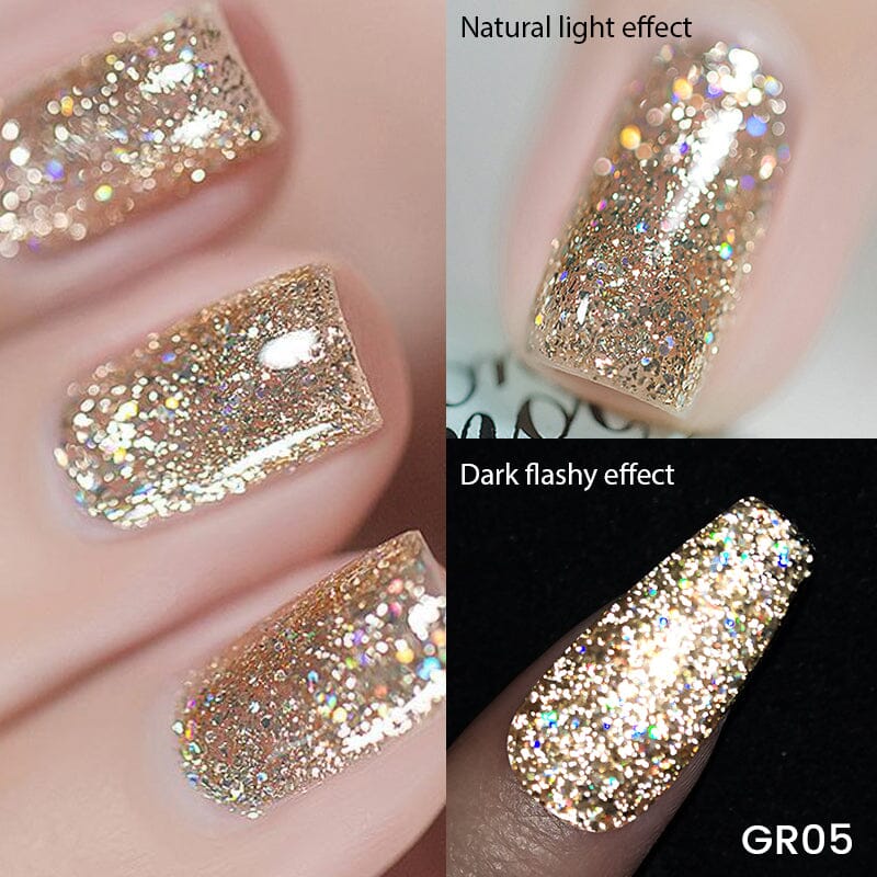 Glitter Reflective Gel Polish GR05 10ml Gel Nail Polish BORN PRETTY 