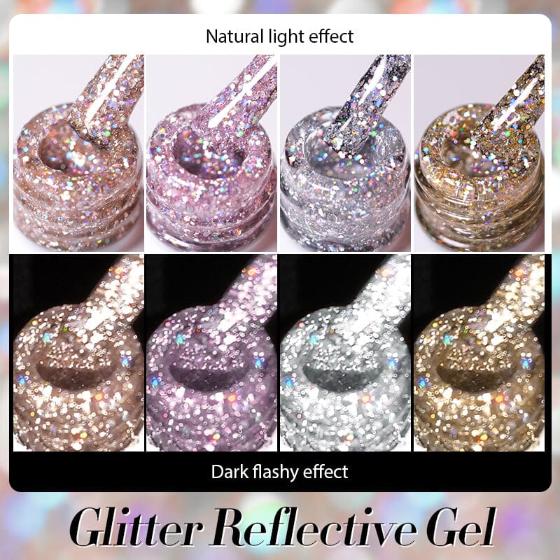 Glitter Reflective Gel Polish GR05 10ml Gel Nail Polish BORN PRETTY 