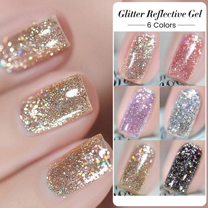 Glitter Reflective Gel Polish 10ml Gel Nail Polish BORN PRETTY 