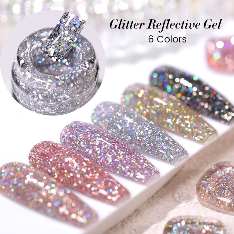 Glitter Reflective Gel Polish 10ml Gel Nail Polish BORN PRETTY 