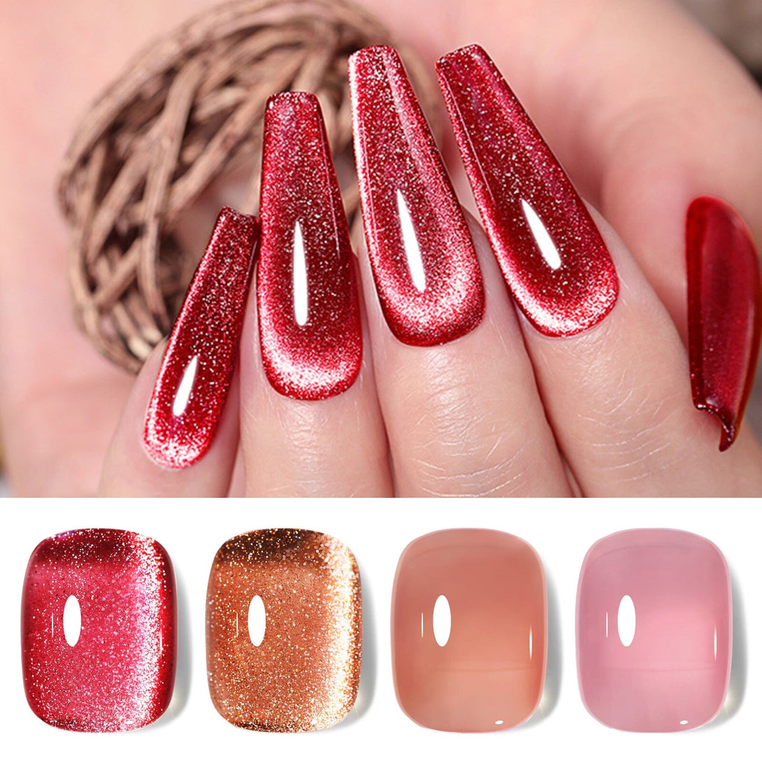 4 Colors Amber Mocha Jelly Gel 5ml Gel Nail Polish BORN PRETTY 