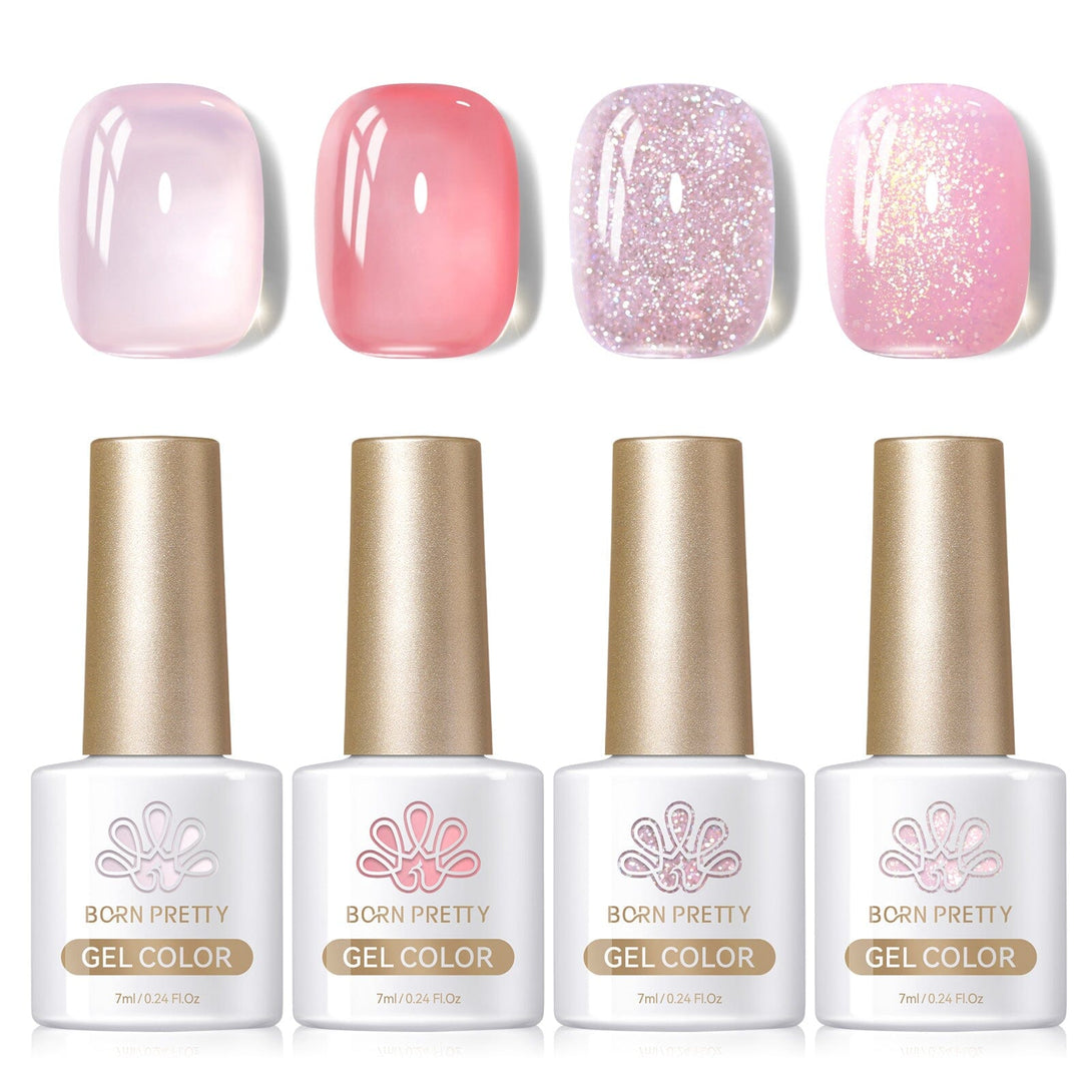 4 Colors Pastel Dream Jelly Gel 7ml Gel Nail Polish BORN PRETTY 