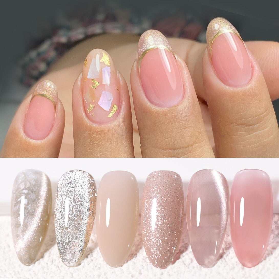 6 Colors Gel Polish Love Letter Mixed Set 7ml Gel Nail Polish BORN PRETTY 