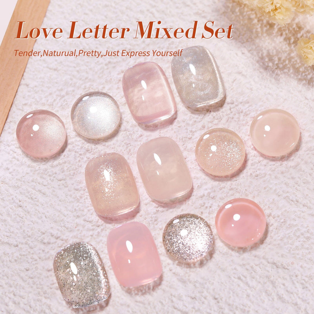 6 Colors Gel Polish Love Letter Mixed Set 7ml Gel Nail Polish BORN PRETTY 