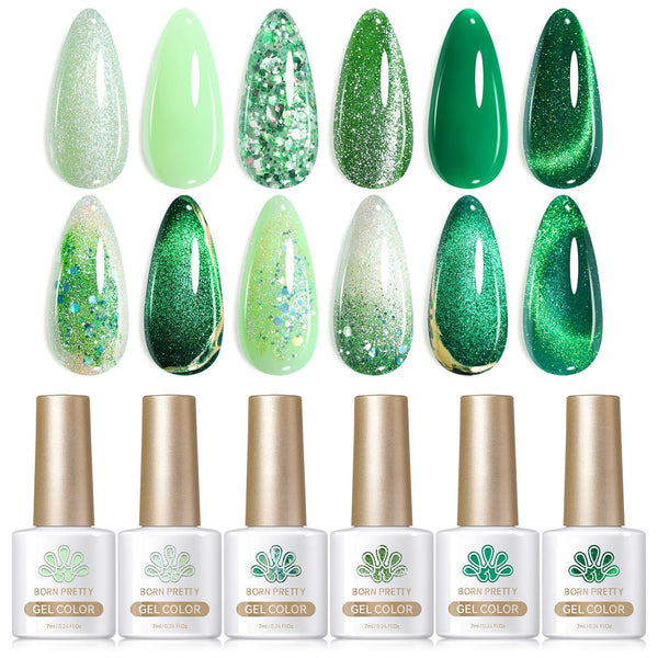 6 Colors Gel Polish Fireflies Forest Mixed Set 7ml Gel Nail Polish BORN PRETTY 