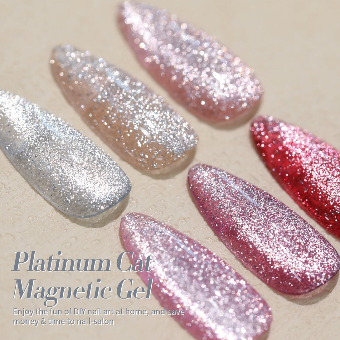 6 Colors Platinum Cat Magnetic Gel Polish Set 7ml Gel Nail Polish BORN PRETTY 