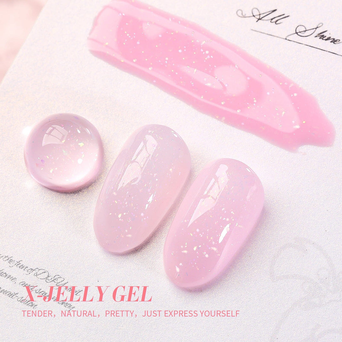 Hema-Free Glitter Jelly #18 15ml Gel Nail Polish BORN PRETTY 