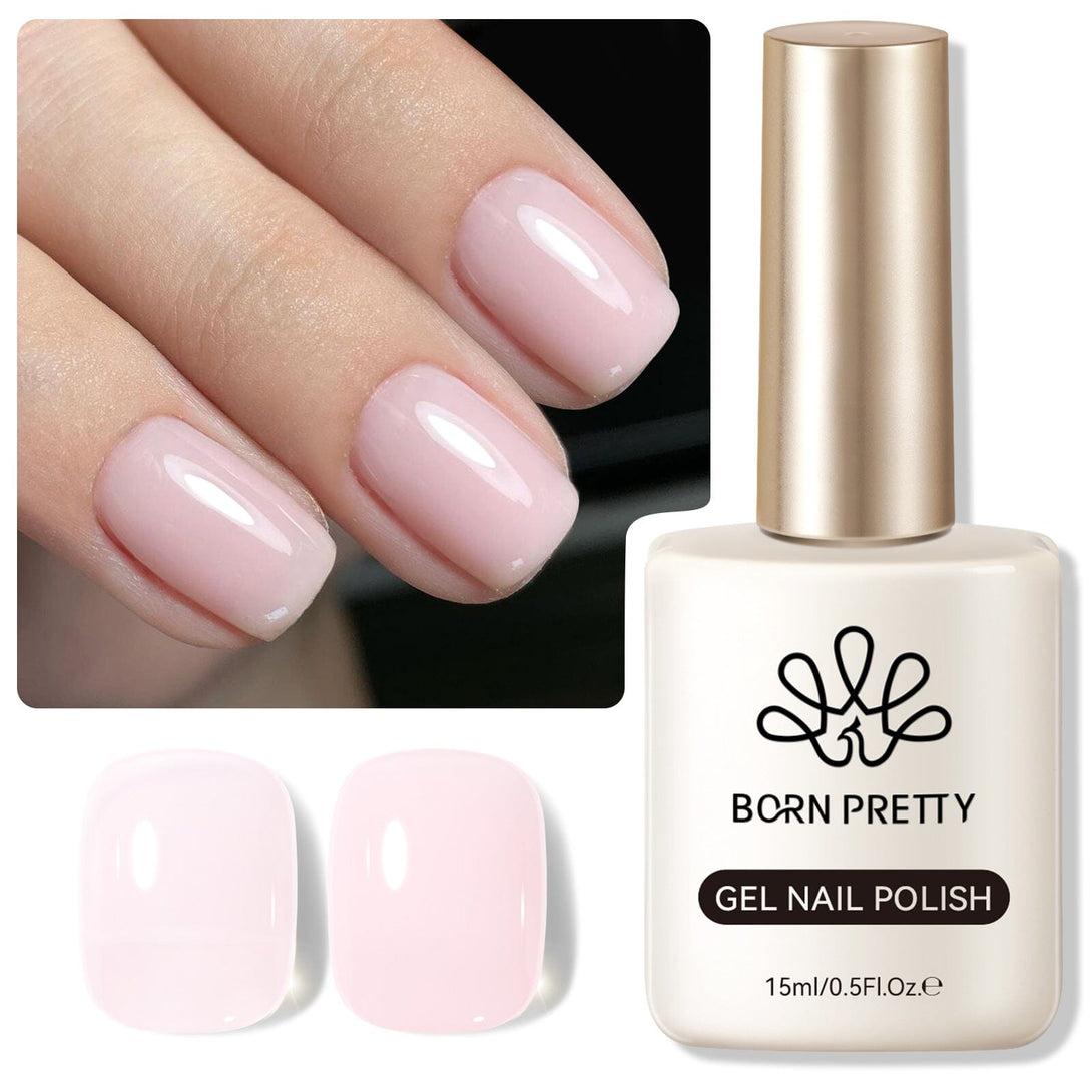 15ml Hema-Free Milky Jelly Gel #17 Gel Nail Polish BORN PRETTY 