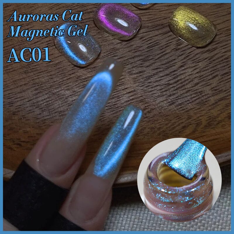 Auroras Cat Magnetic Gel 10ml Gel Nail Polish BORN PRETTY AC01 