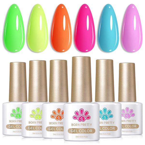 6 Colors Gel Polish Set Modern City 7ml Gel Nail Polish BORN PRETTY 