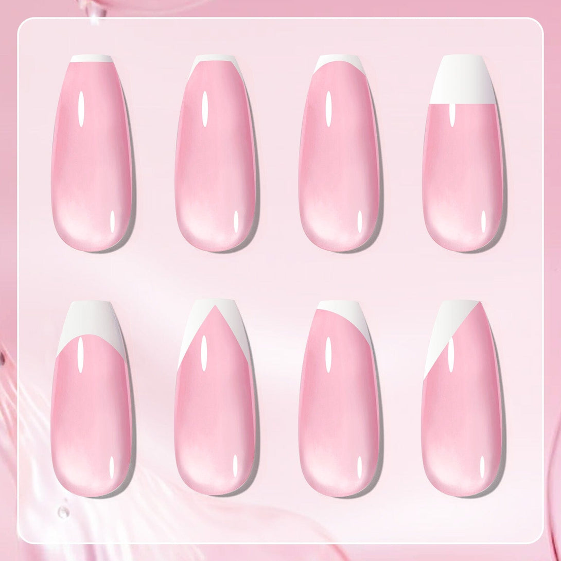 3pcs French Nails Kit #02 Gel Nail Polish BORN PRETTY 