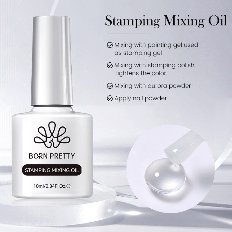 Stamping Mixing Oil 10ml Stamping Nail BORN PRETTY 