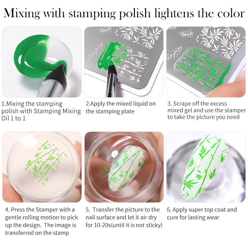 Stamping Mixing Oil 10ml Stamping Nail BORN PRETTY 