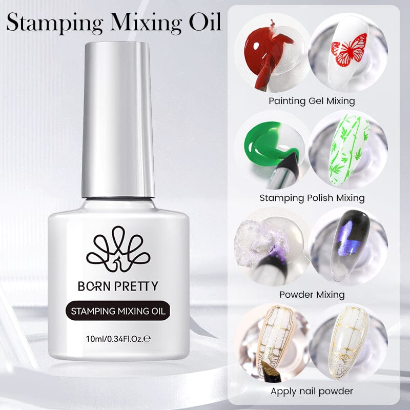 Stamping Mixing Oil 10ml Stamping Nail BORN PRETTY 