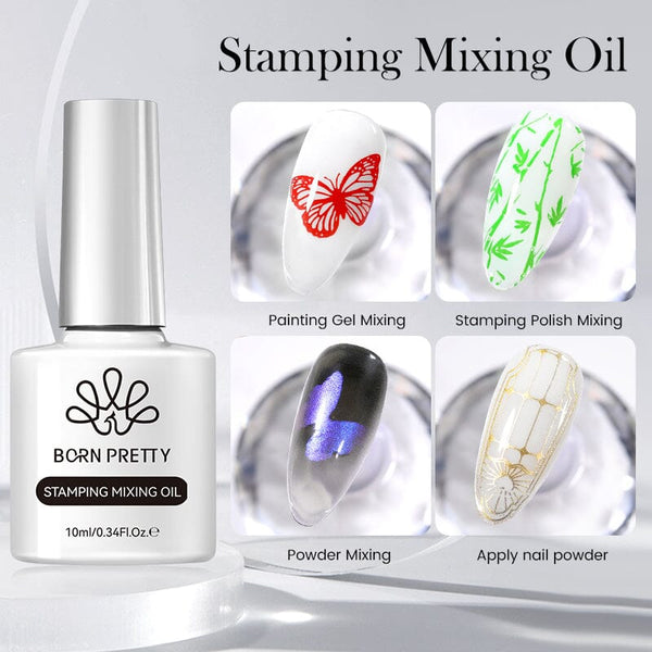 Stamping Mixing Oil 10ml Stamping Nail BORN PRETTY 