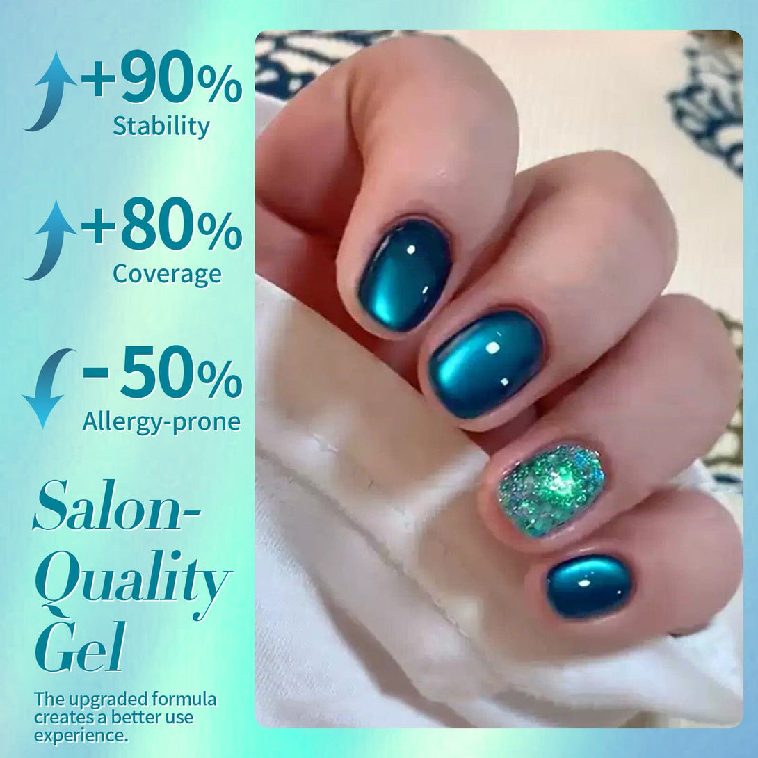 Sea Blue Cat Magnetic Gel Polish 15ml Gel Nail Polish BORN PRETTY 