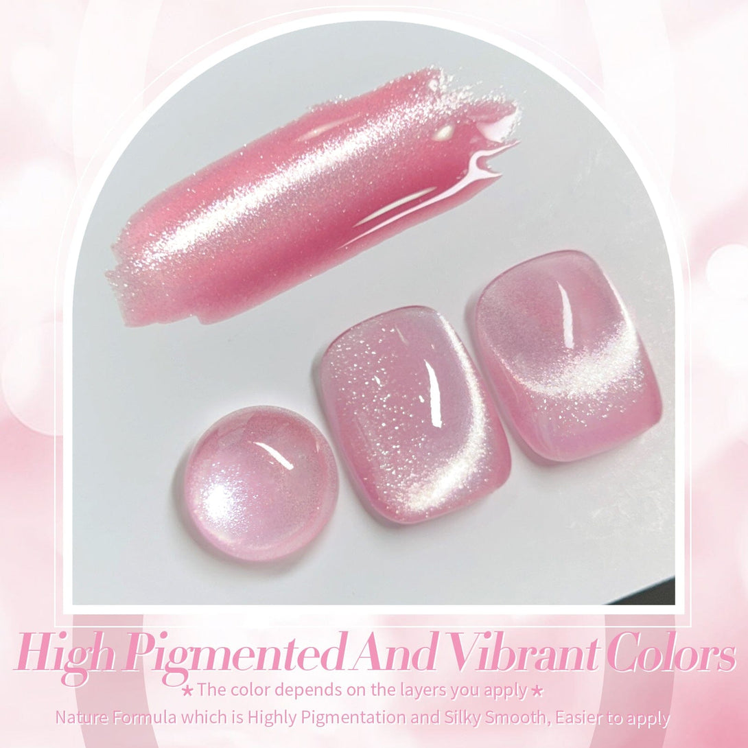 Jelly Pink Cat Magnetic Gel Polish 15ml Gel Nail Polish BORN PRETTY 