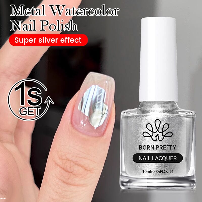 Watercolor Nail Polish 10ml Nail Polish BORN PRETTY Metal 