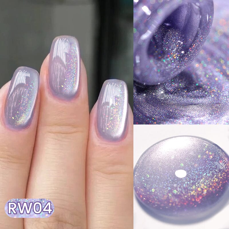 Rainbow Water Light Cat Magnetic Gel RW04 10ml Gel Nail Polish BORN PRETTY 