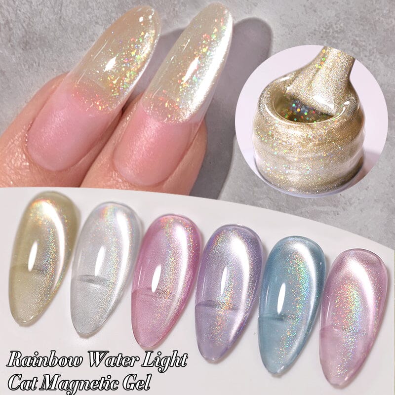 Rainbow Water Light Cat Magnetic Gel 10ml Gel Nail Polish BORN PRETTY 