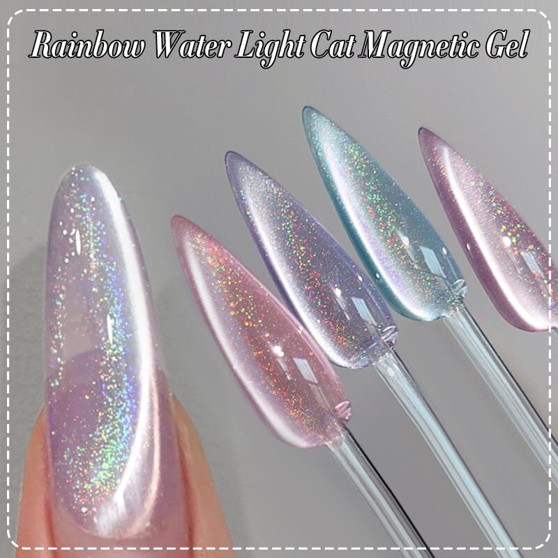 Rainbow Water Light Cat Magnetic Gel 10ml Gel Nail Polish BORN PRETTY 