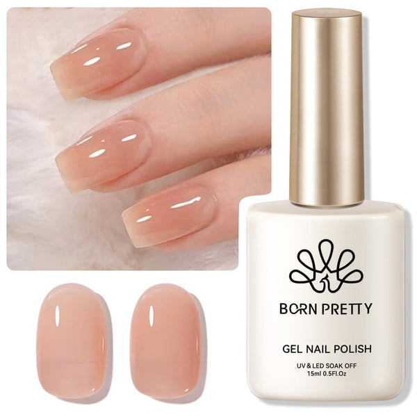 Milky Jelly Gel #18 Blush Pink 15ml Gel Nail Polish BORN PRETTY 