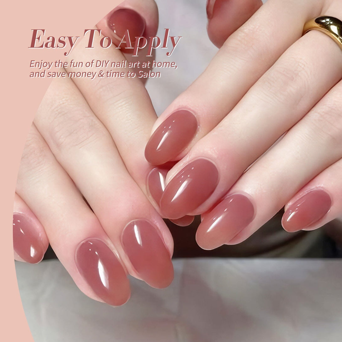 4 Colors Jelly Gel Set Peach Haze 7ml Gel Nail Polish BORN PRETTY 