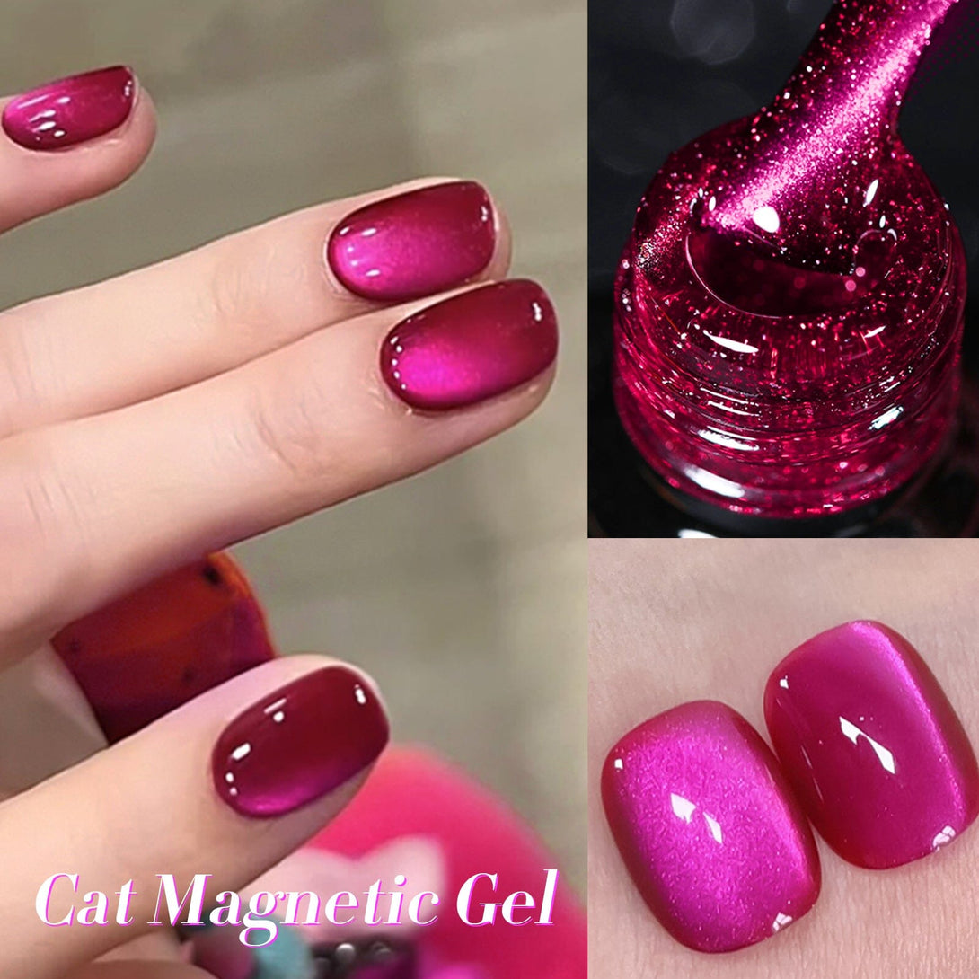 Dragon Fruit Glass Cat Magnetic Gel 15ml Gel Nail Polish BORN PRETTY 